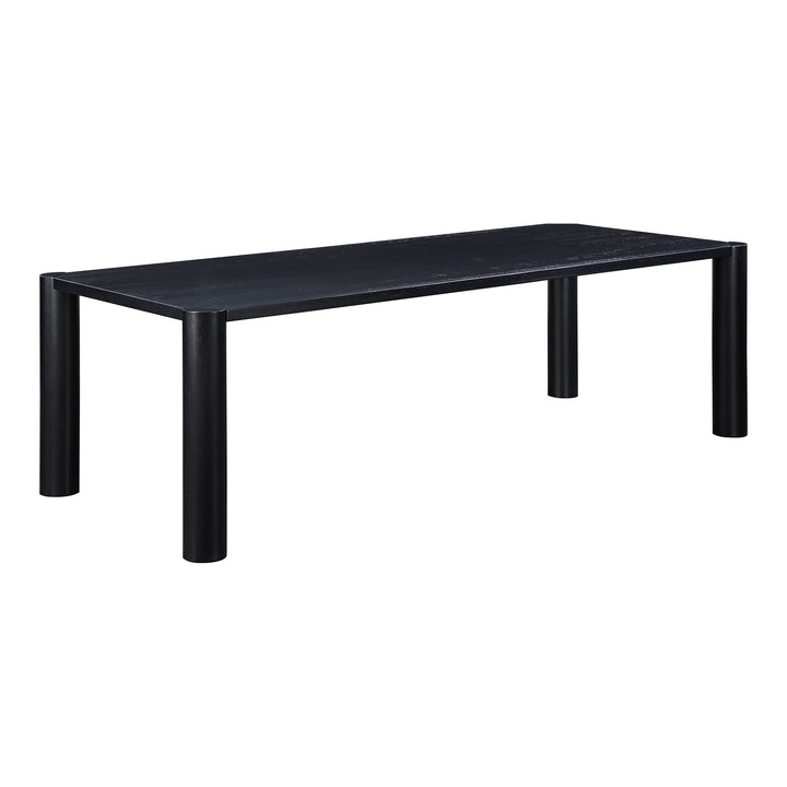SwayLiving - Post Dining Table Large Oak Black - BC-1112-02-0 | SwayLiving