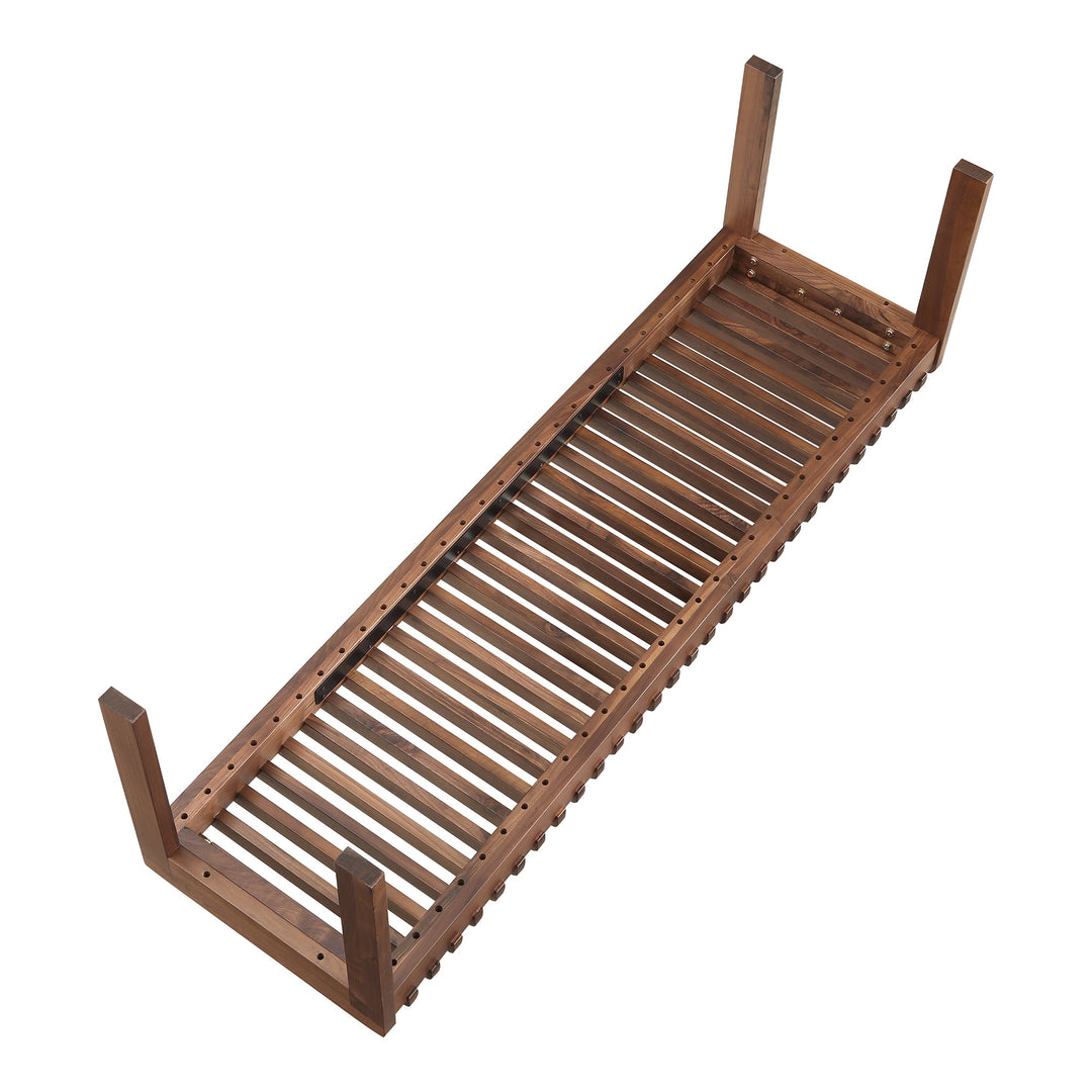SwayLiving - Rohe Walnut Bench Natural - BC-1114-03 | SwayLiving