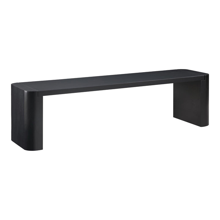 SwayLiving - Post Dining Bench Small Black - BC-1120-02-0 | SwayLiving
