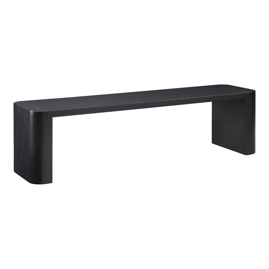 SwayLiving - Post Dining Bench Small Black - BC-1120-02-0 | SwayLiving