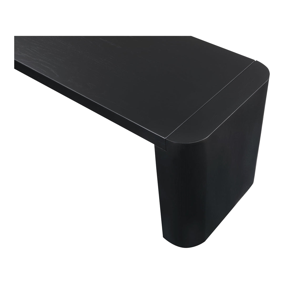 SwayLiving - Post Dining Bench Small Black - BC-1120-02-0 | SwayLiving