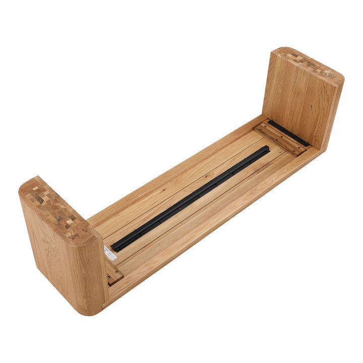 SwayLiving - Post Dining Bench Small Natural - BC-1120-24-0 | SwayLiving
