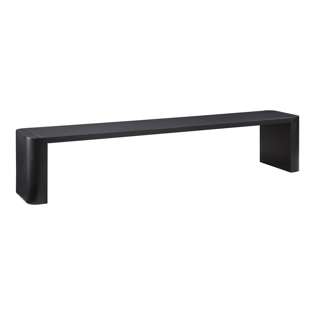 SwayLiving - Post Dining Bench Large Black - BC-1121-02-0 | SwayLiving
