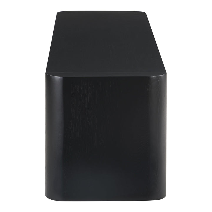 SwayLiving - Post Dining Bench Large Black - BC-1121-02-0 | SwayLiving