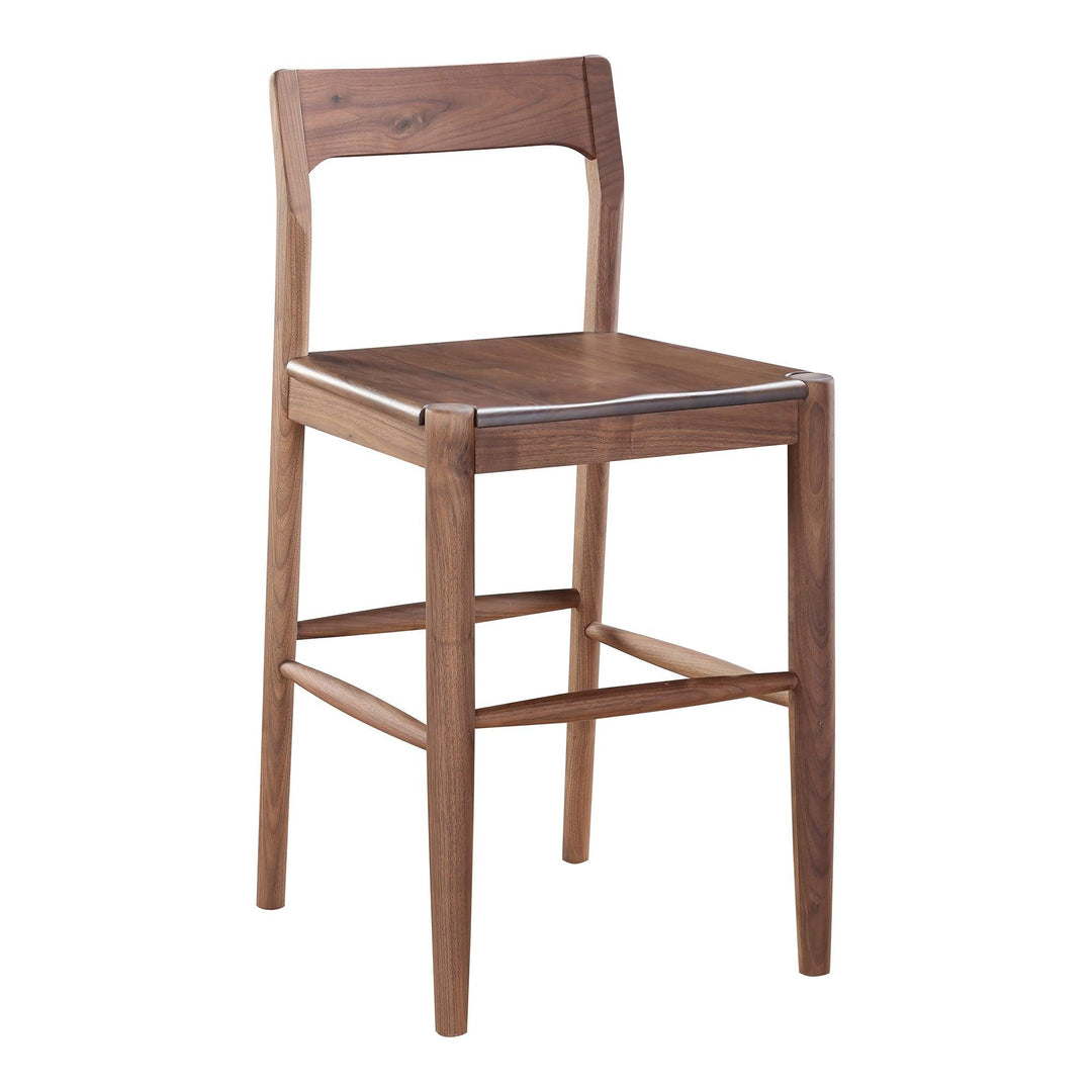 Owing Counter Stool Walnut - SwayLiving