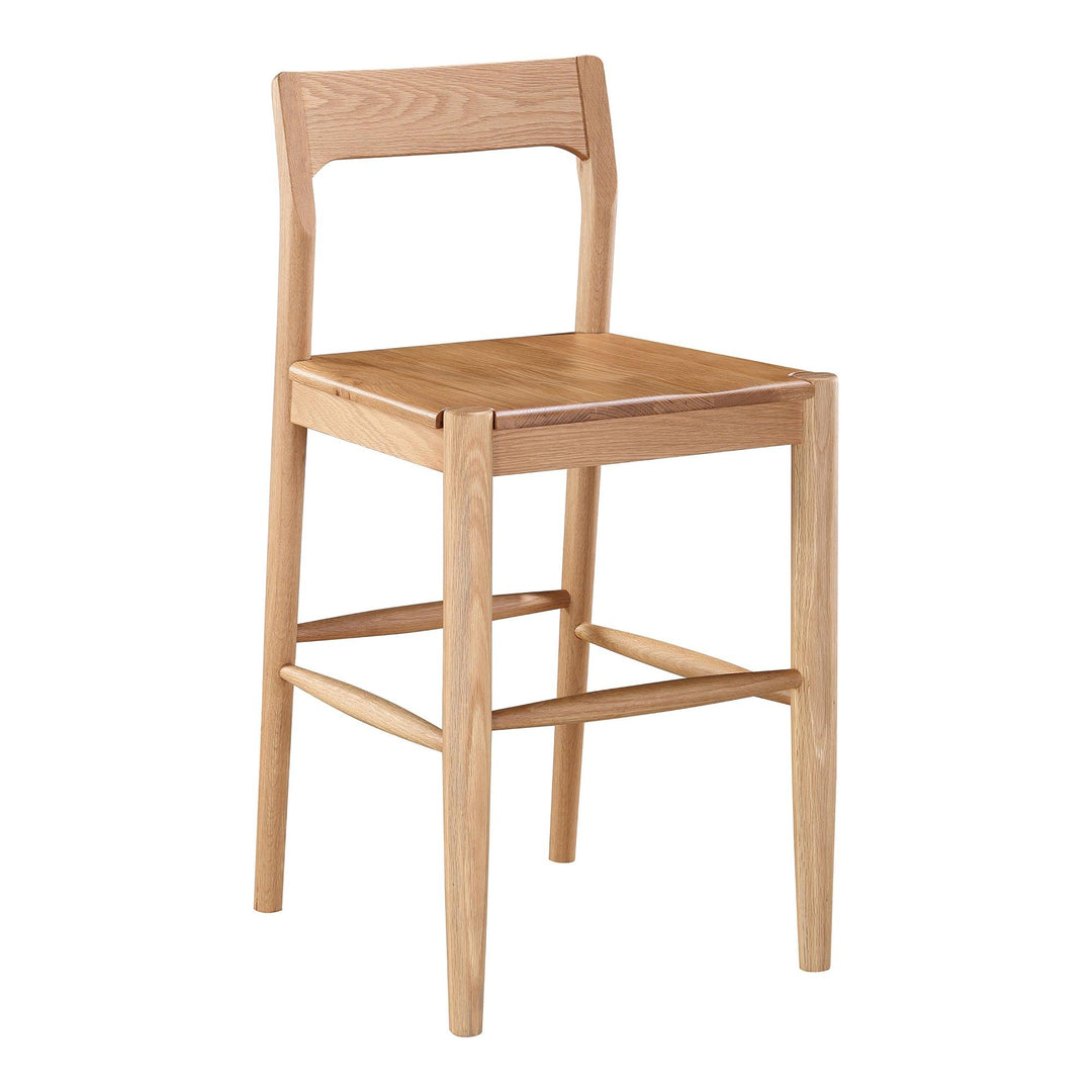 Owing Counter Stool Oak - SwayLiving