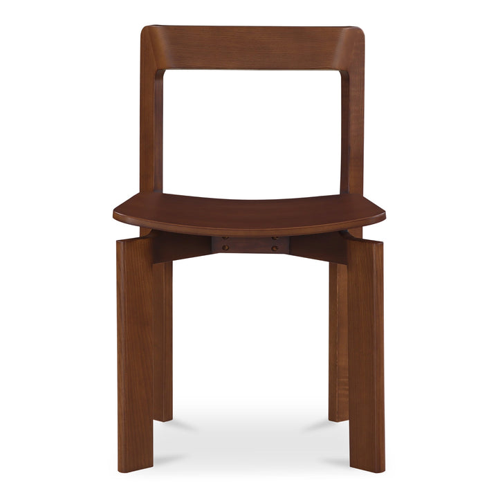 SwayLiving - Daifuku Dining Chair Walnut Stained Ash - Set of 2 - BC-1128-20 | SwayLiving