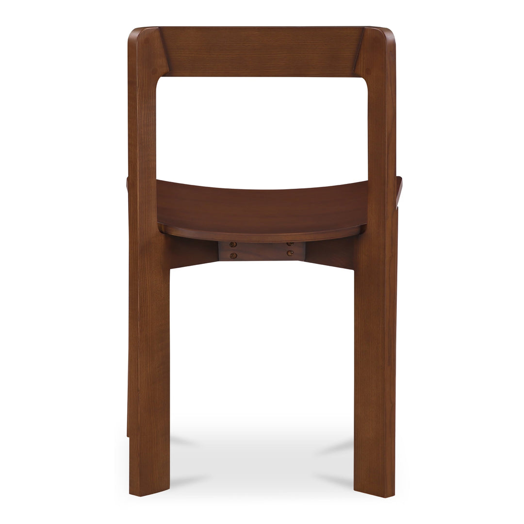 SwayLiving - Daifuku Dining Chair Walnut Stained Ash - Set of 2 - BC-1128-20 | SwayLiving