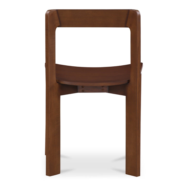 SwayLiving - Daifuku Dining Chair Walnut Stained Ash - Set of 2 - BC-1128-20 | SwayLiving