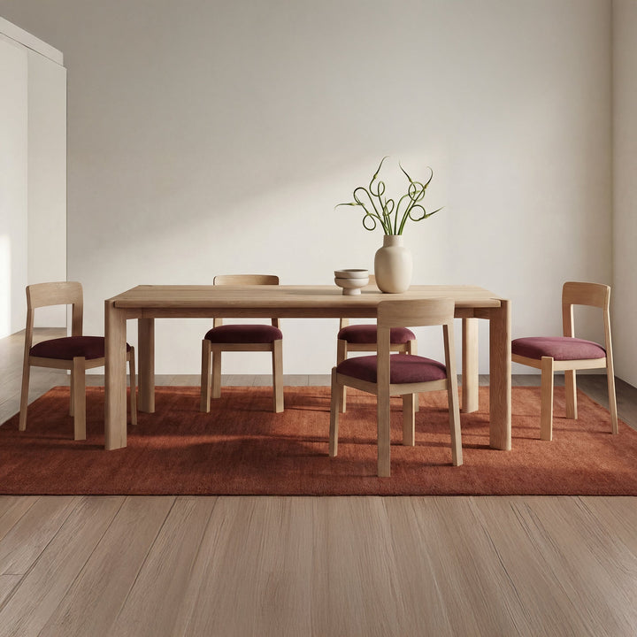 Daifuku Dining Table Large Walnut Stained Ash