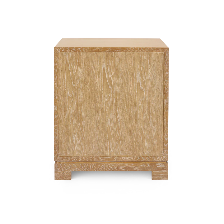 SwayLiving Berkeley 3-Drawer Side Table w/ Antique Brass Pull ACCENT TABLES