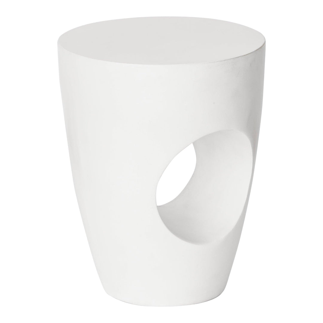 Aylard Outdoor Stool Ivory - SwayLiving