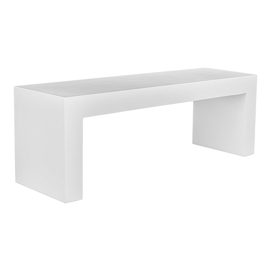 Lazarus Outdoor Bench White - SwayLiving