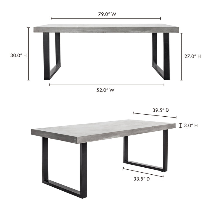 Jedrik Outdoor Dining Table Large