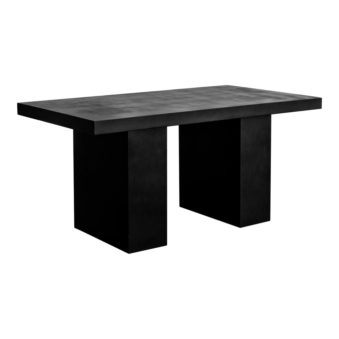 Aurelius 2 Outdoor Dining Table Black - SwayLiving