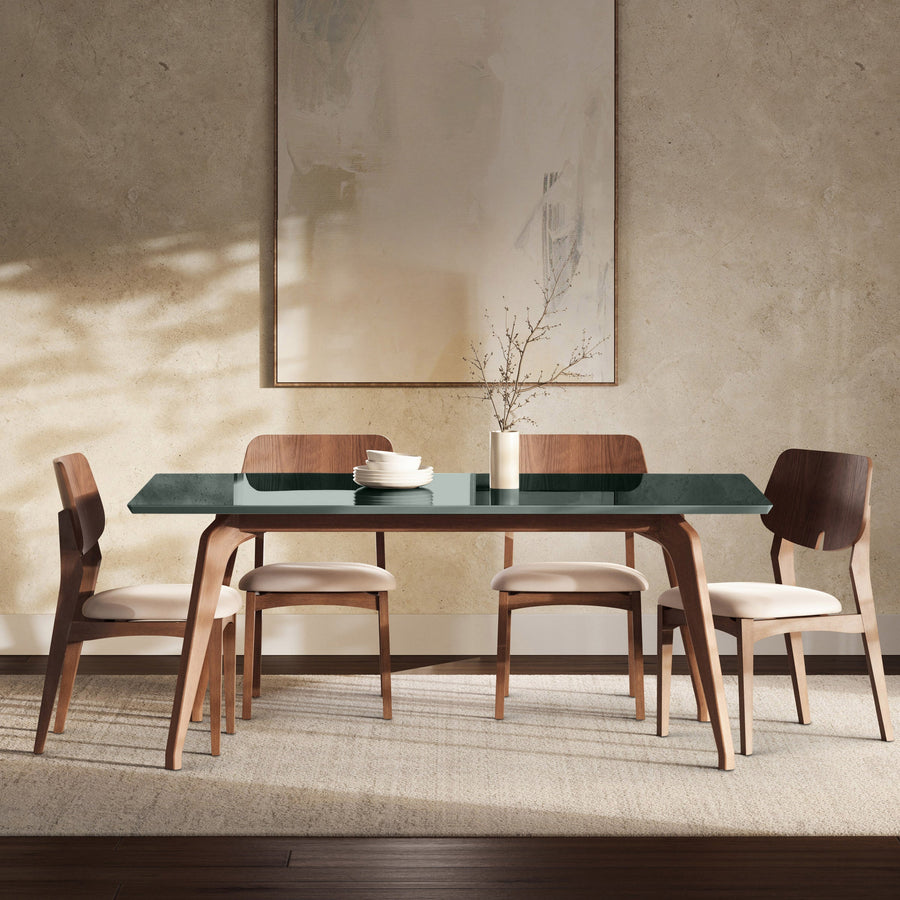 Giane Glass Top Dining Table — life_1
