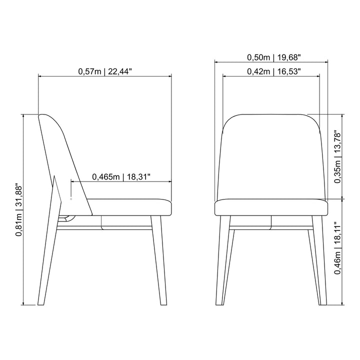 Tonia Dining Chair — line
