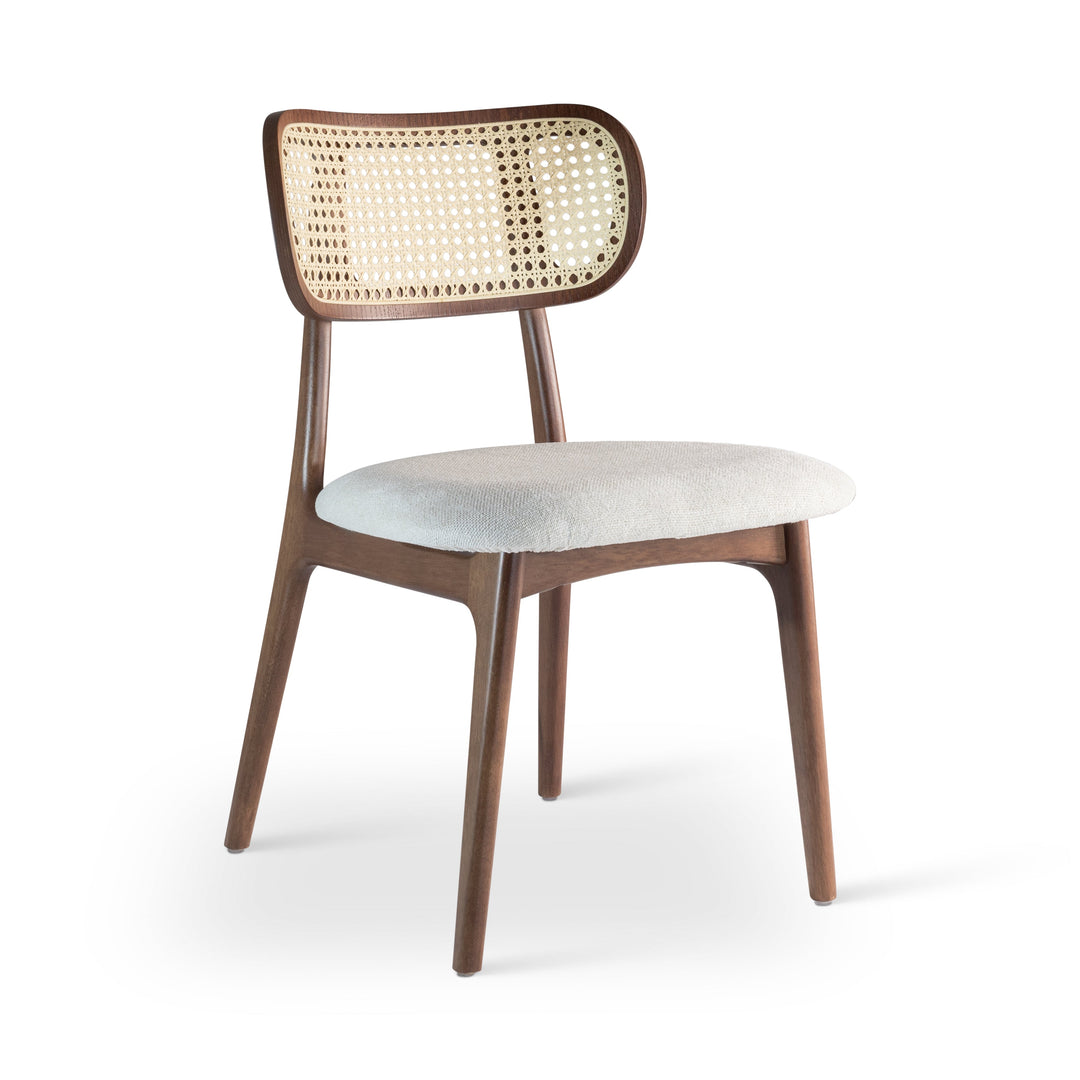 Claudia Cane Dining Chair - Nogal · Harvest Natural · Natural Cane