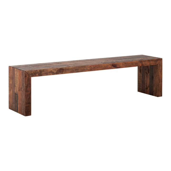 SwayLiving - Vintage Bench Large Light Brown - BT-1001-01 | SwayLiving