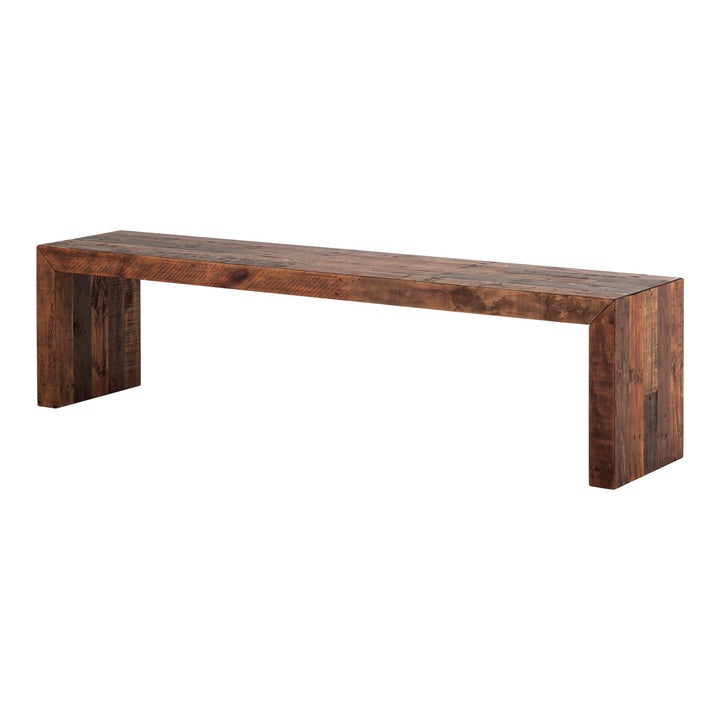 SwayLiving - Vintage Bench Large Light Brown - BT-1001-01 | SwayLiving