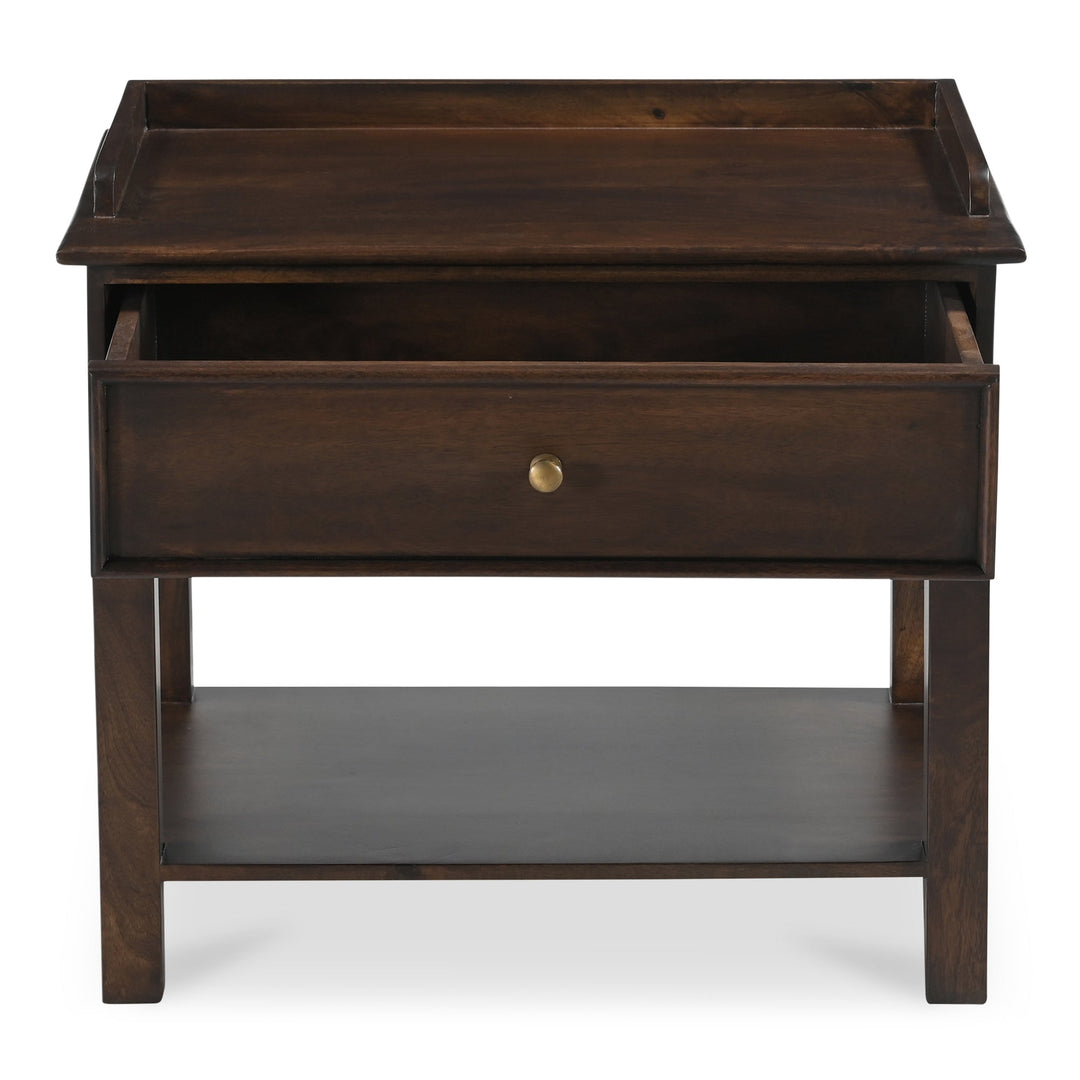 SwayLiving - Maeve Nightstand Dark Brown - BV-1034-20 | SwayLiving