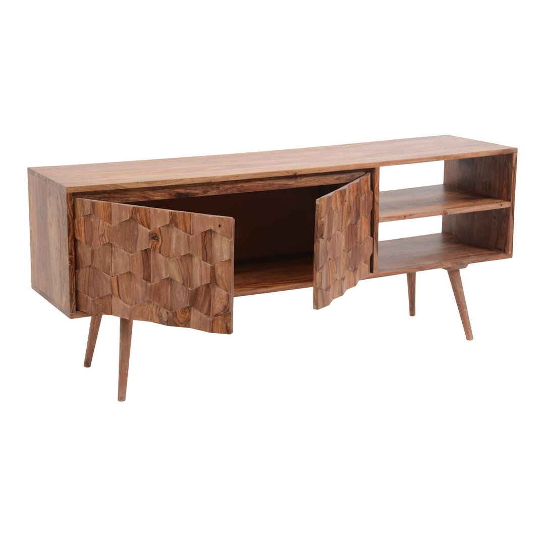 SwayLiving - O2 Tv Cabinet Brown - BZ-1020-24 | SwayLiving