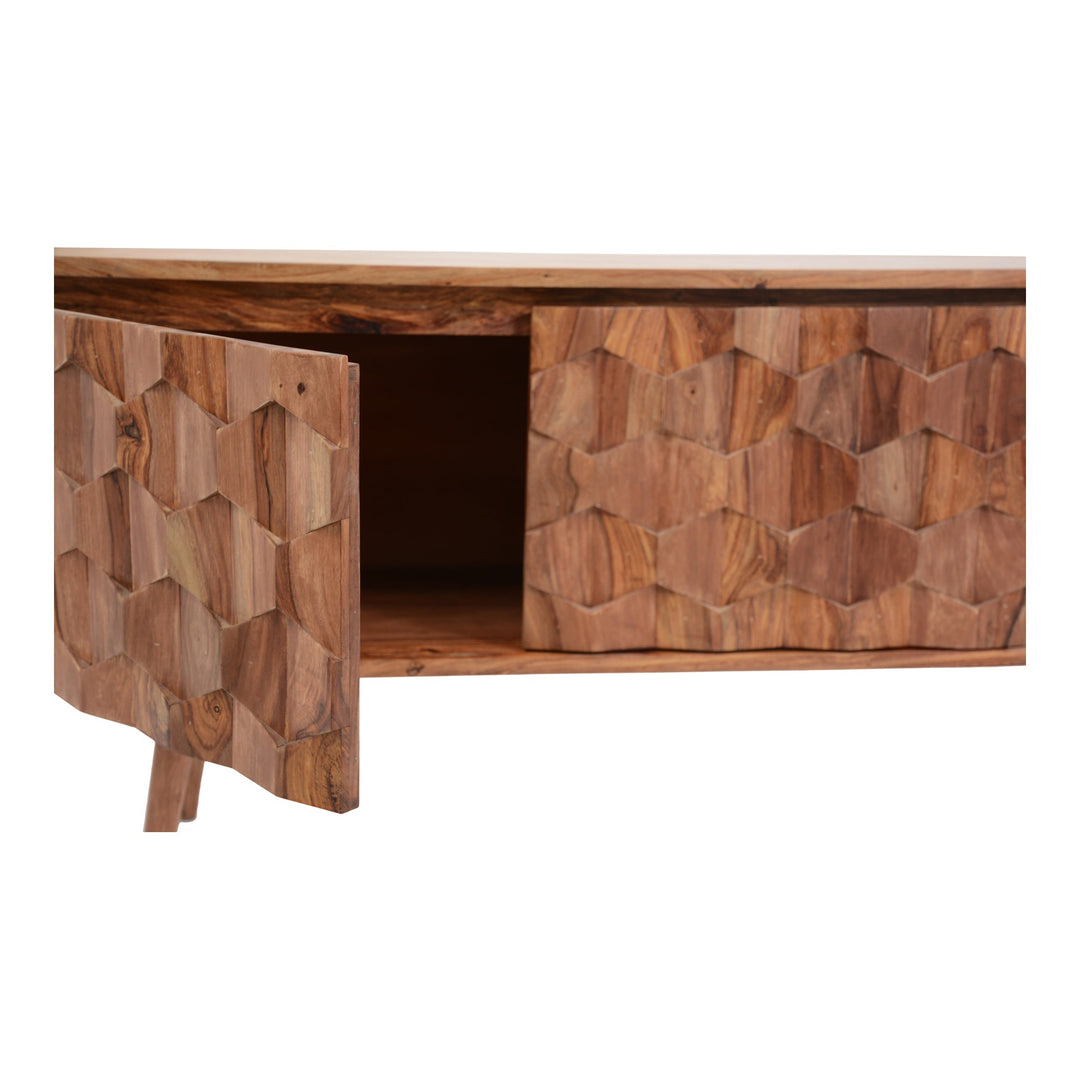 SwayLiving - O2 Tv Cabinet Brown - BZ-1020-24 | SwayLiving
