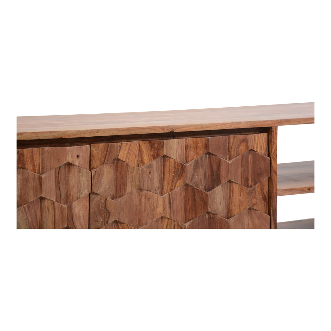 SwayLiving - O2 Tv Cabinet Brown - BZ-1020-24 | SwayLiving