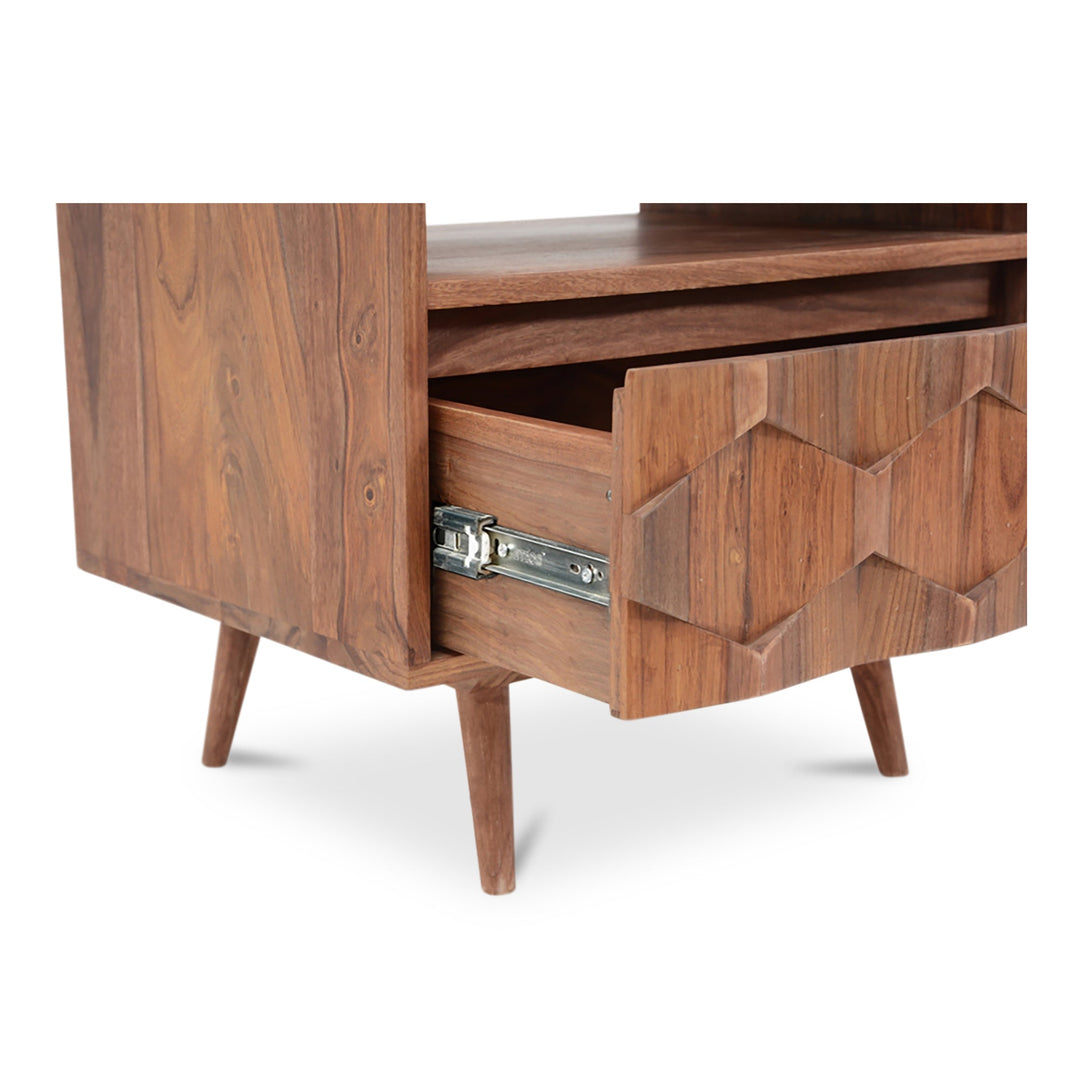 SwayLiving - O2 Nightstand Brown - BZ-1022-24 | SwayLiving
