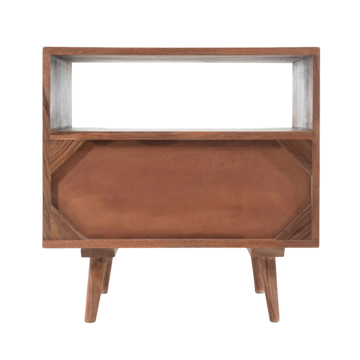 SwayLiving - O2 Nightstand Brown - BZ-1022-24 | SwayLiving