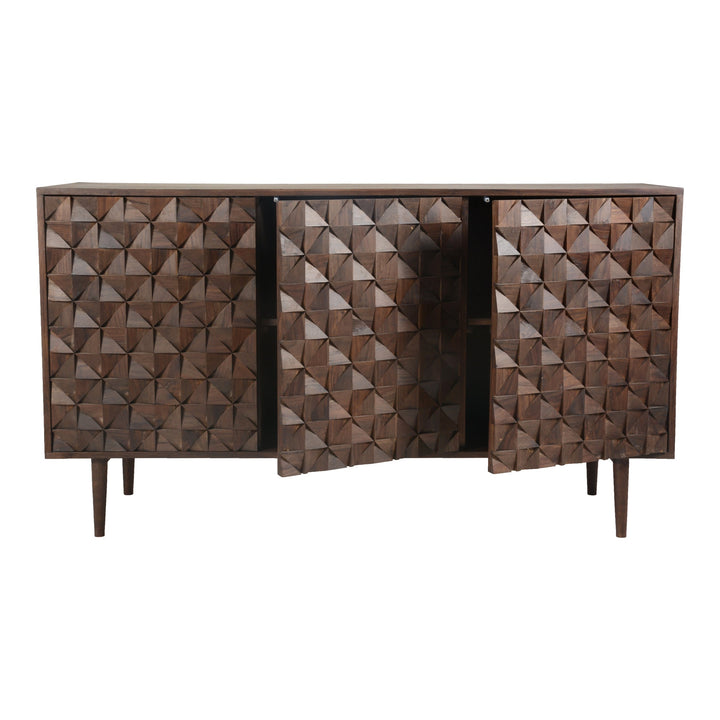 SwayLiving - Pablo 3 Door Sideboard Brown - BZ-1039-03 | SwayLiving