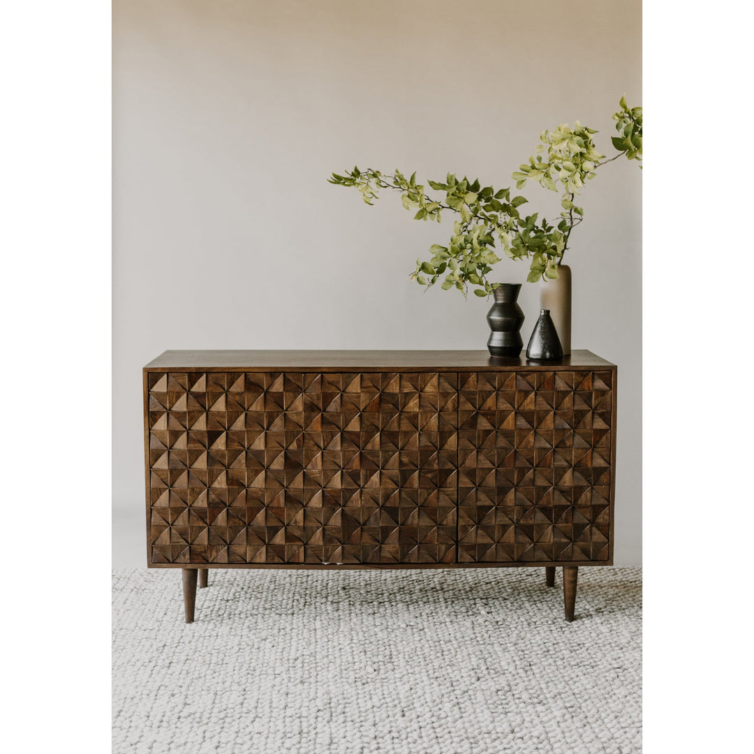 SwayLiving - Pablo 3 Door Sideboard Brown - BZ-1039-03 | SwayLiving