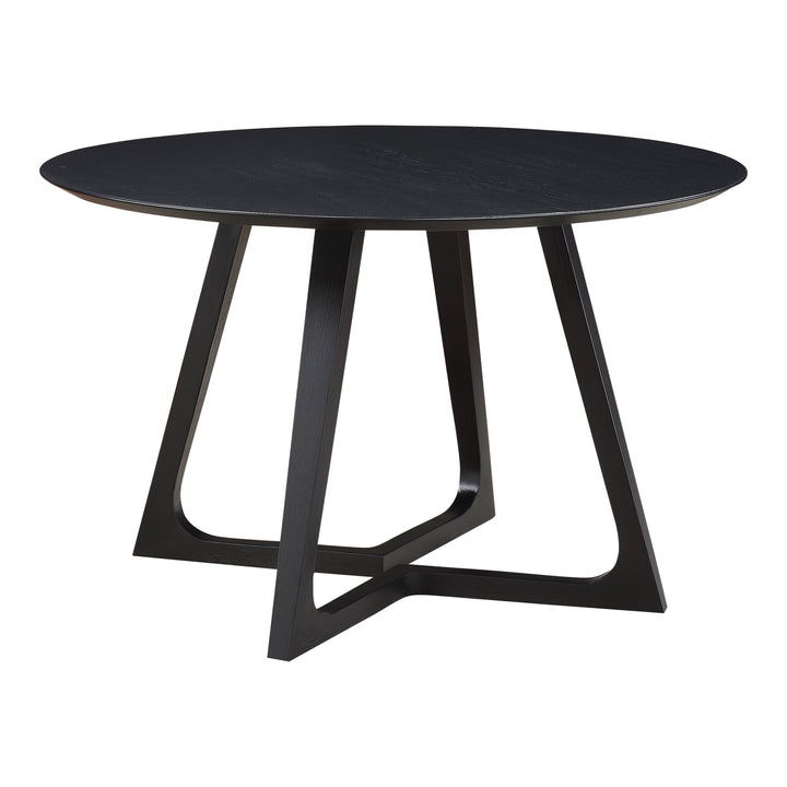 SwayLiving - Godenza Dining Table Round Black Ash - CB-1003-02-0 | SwayLiving