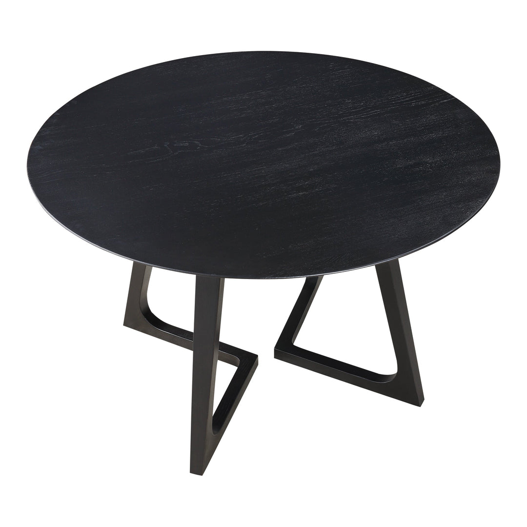 SwayLiving - Godenza Dining Table Round Black Ash - CB-1003-02-0 | SwayLiving