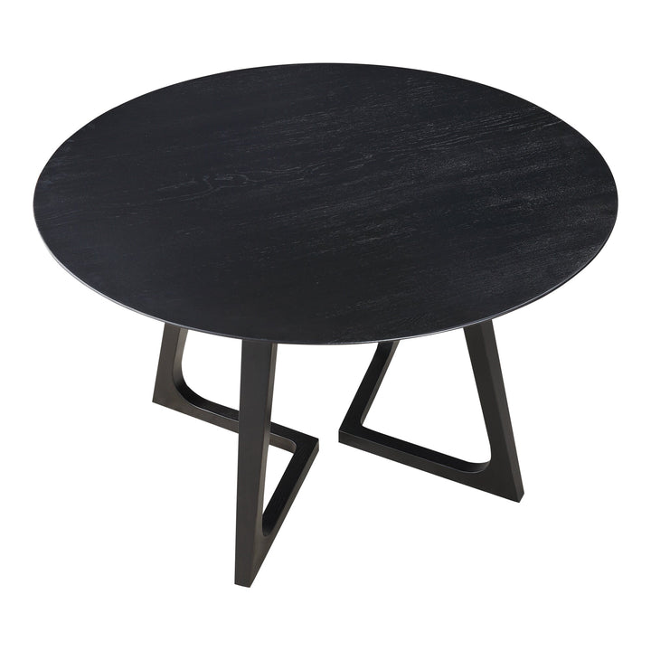 SwayLiving - Godenza Dining Table Round Black Ash - CB-1003-02-0 | SwayLiving