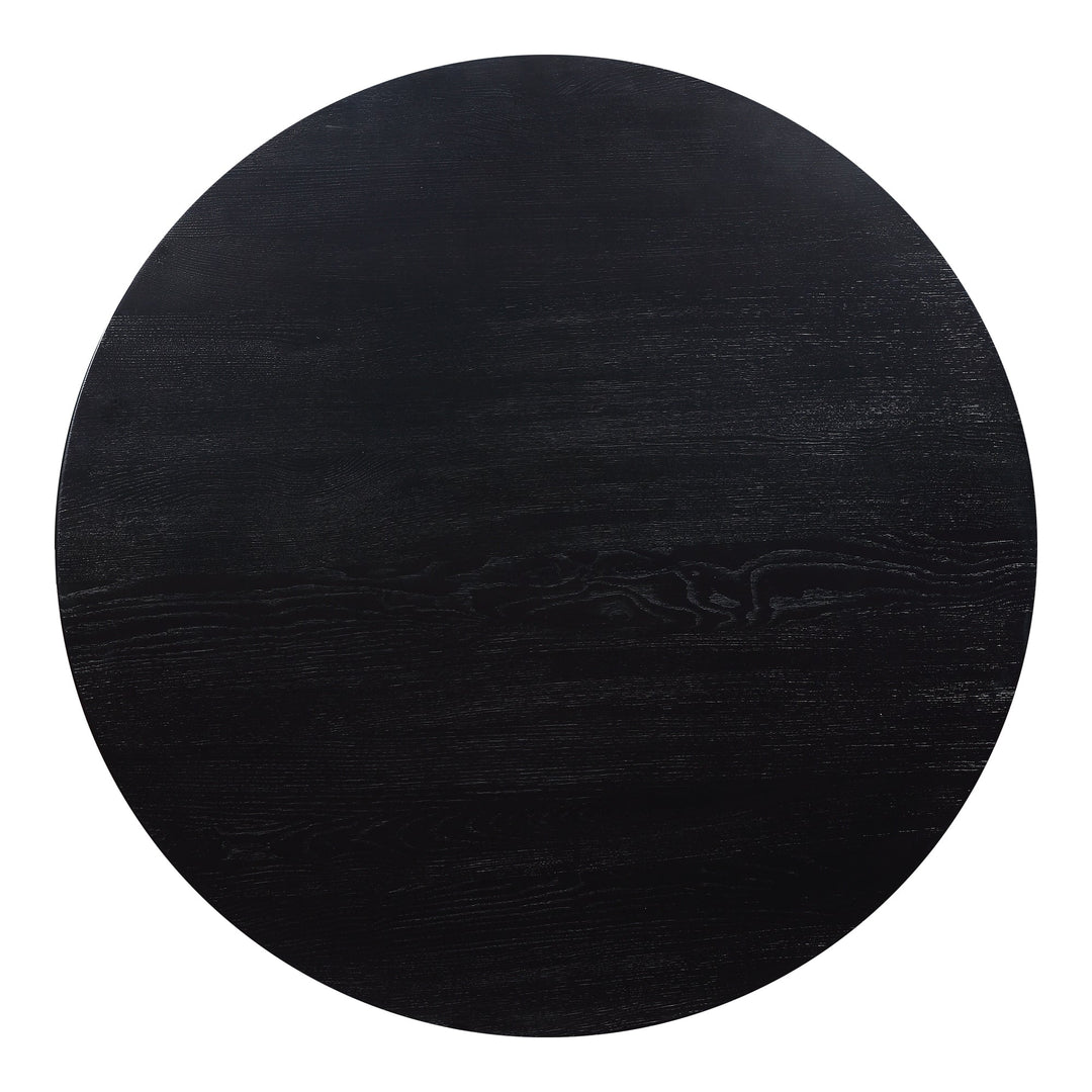 SwayLiving - Godenza Dining Table Round Black Ash - CB-1003-02-0 | SwayLiving