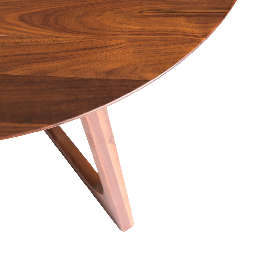 SwayLiving - Godenza Dining Table Round Walnut - CB-1003-03-0 | SwayLiving