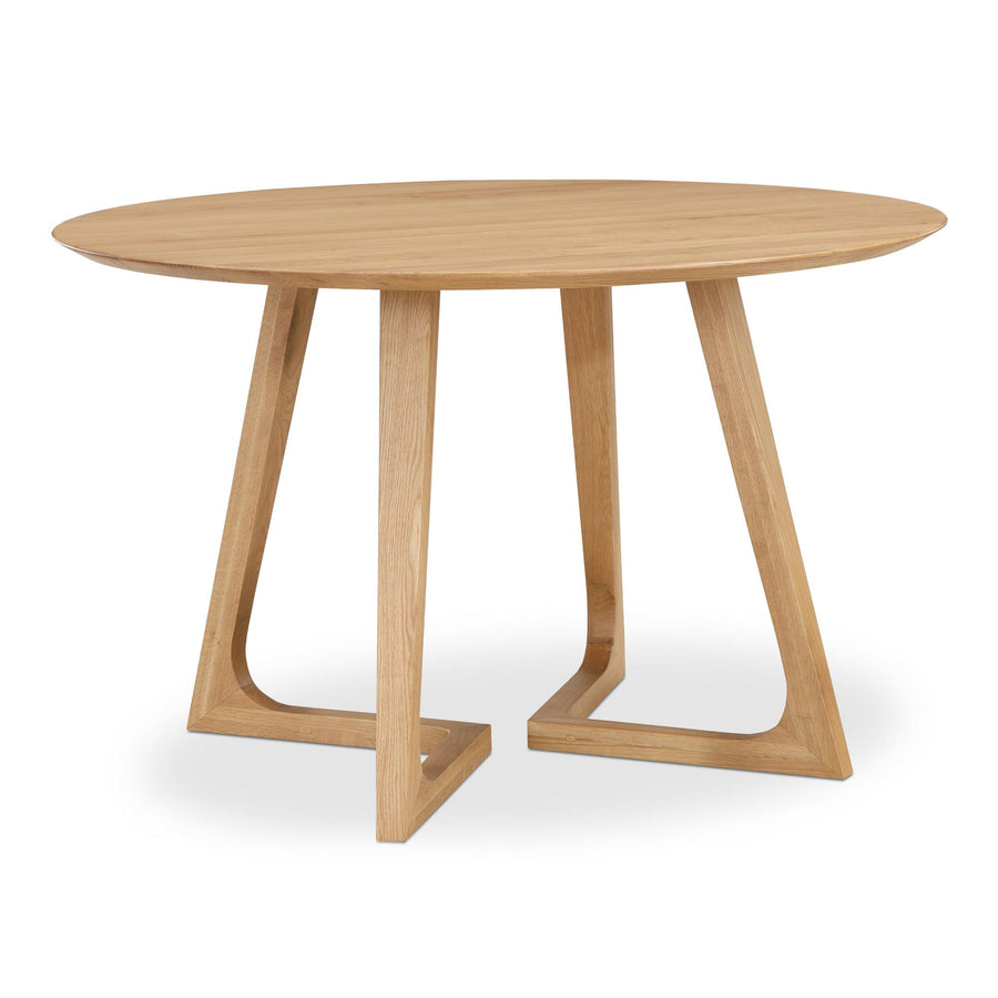 Godenza Dining Table Round Oak - SwayLiving