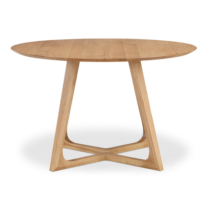 SwayLiving - Godenza Dining Table Round Oak - CB-1003-24-0 | SwayLiving