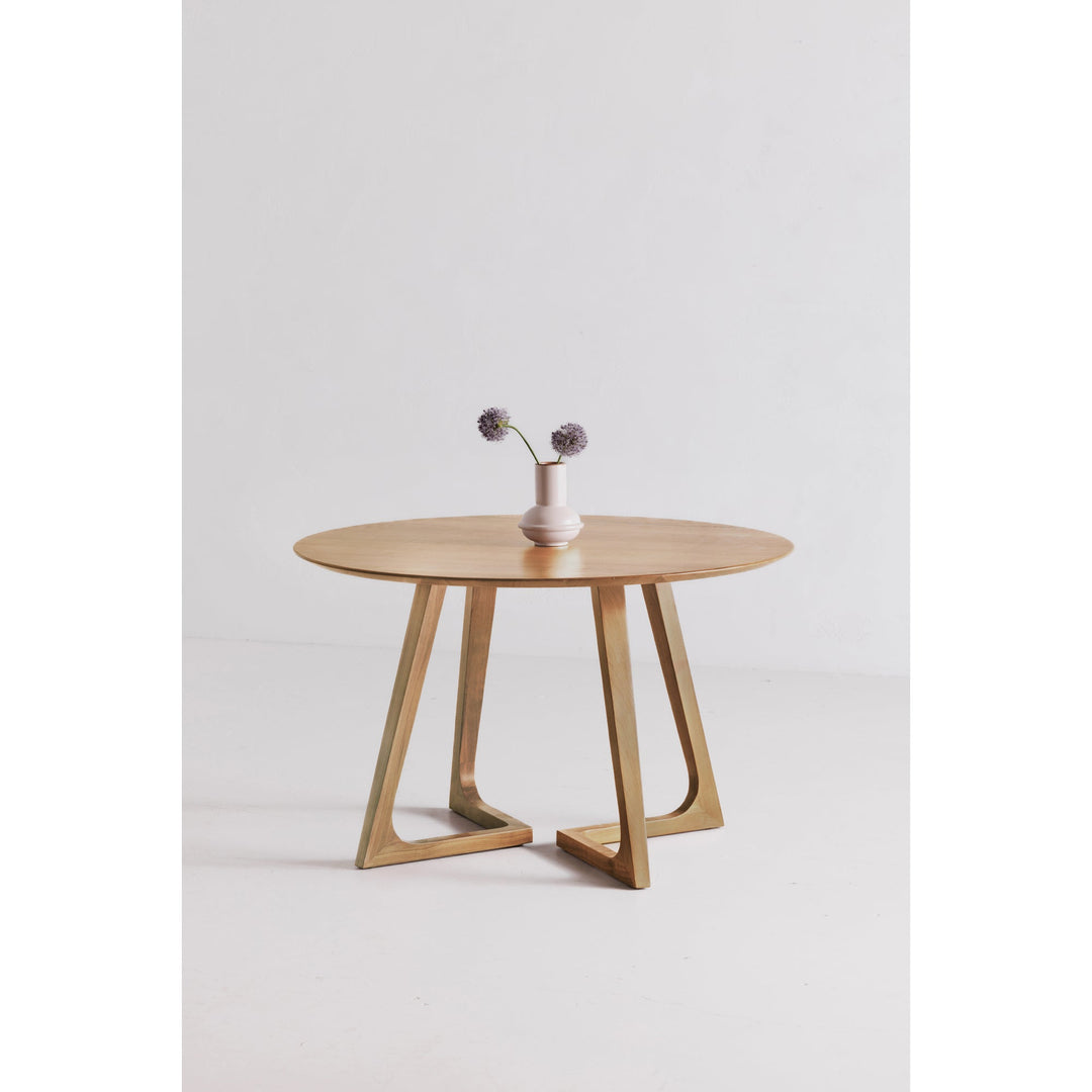 SwayLiving - Godenza Dining Table Round Oak - CB-1003-24-0 | SwayLiving