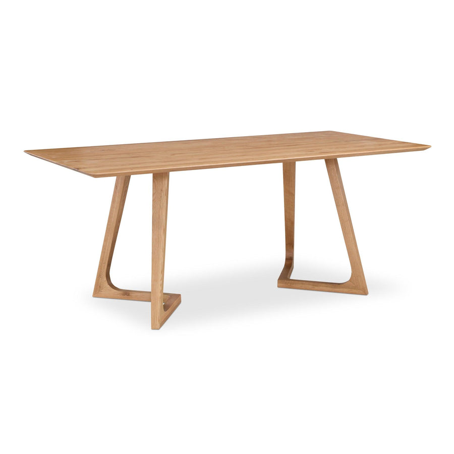 Godenza Dining Table Rectangular Oak - SwayLiving