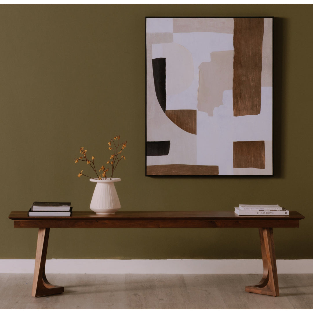 SwayLiving - Godenza Bench Walnut - CB-1022-03-0 | SwayLiving