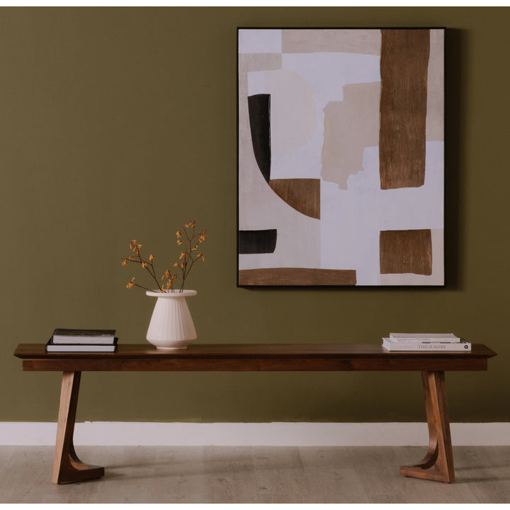 SwayLiving - Godenza Bench Walnut - CB-1022-03-0 | SwayLiving