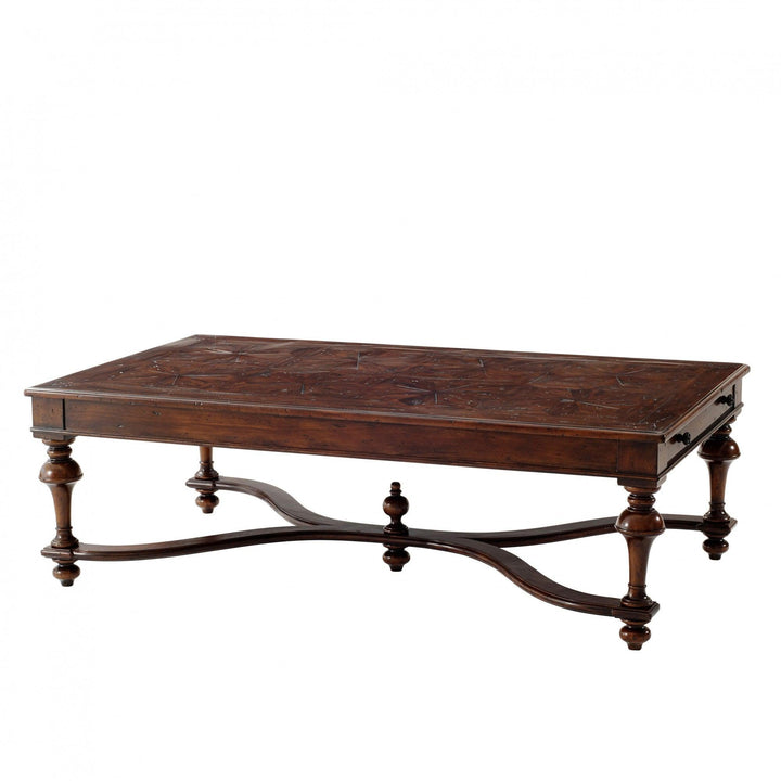 SwayLiving The Rustic Parquetry Cocktail Table COFFEE TABLES