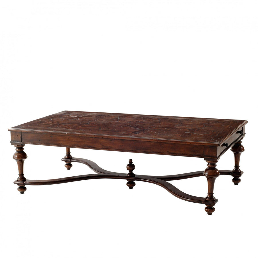 SwayLiving The Rustic Parquetry Cocktail Table COFFEE TABLES