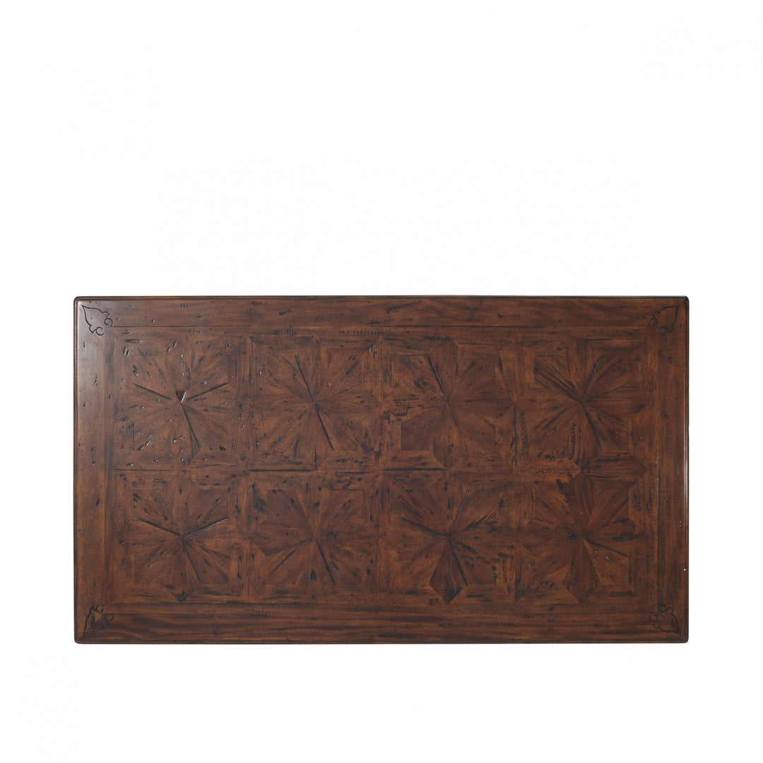SwayLiving The Rustic Parquetry Cocktail Table COFFEE TABLES