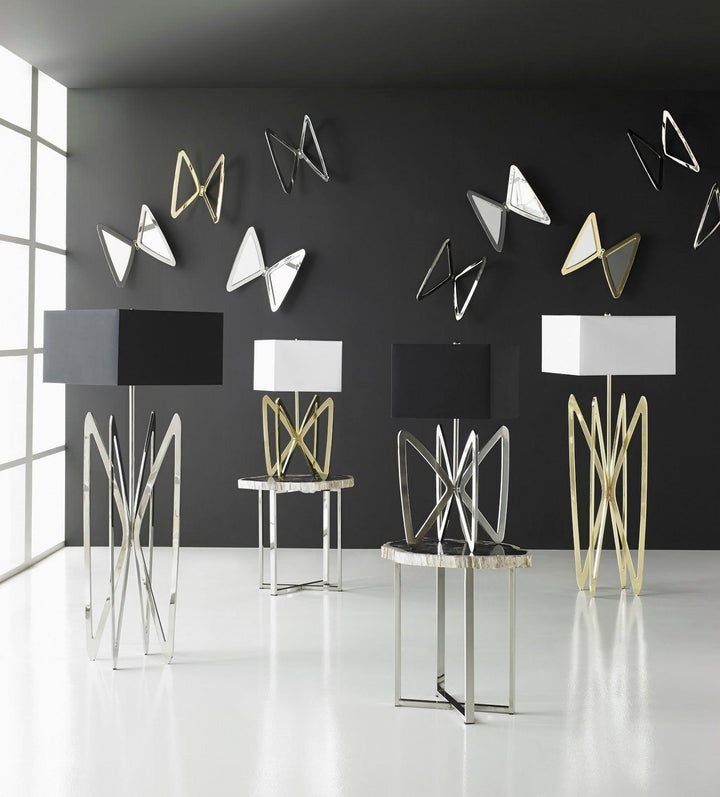 SwayLiving Butterfly Mirror, Stainless Steel WALL MIRRORS