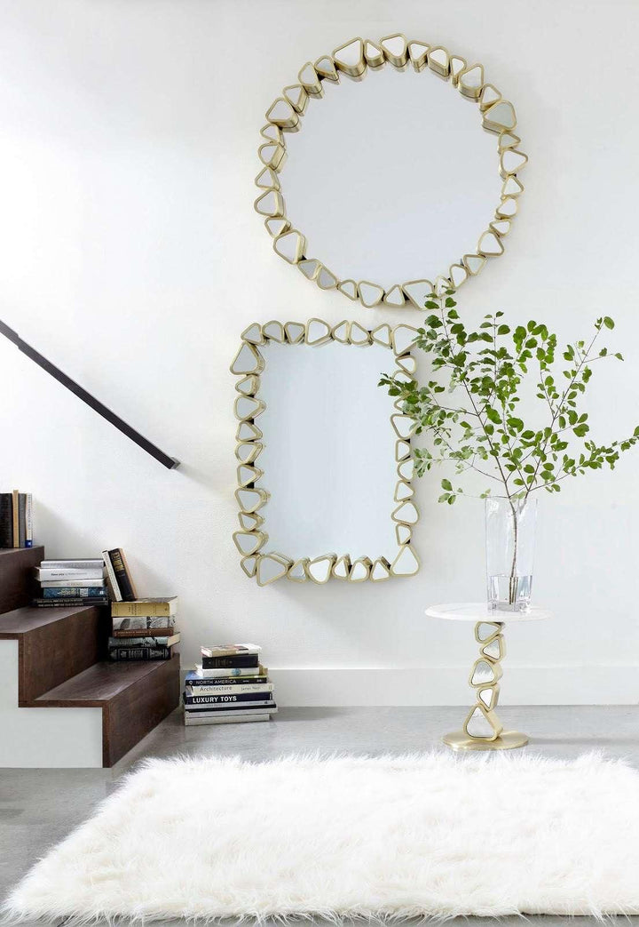 SwayLiving Pebble Mirror, Round WALL MIRRORS