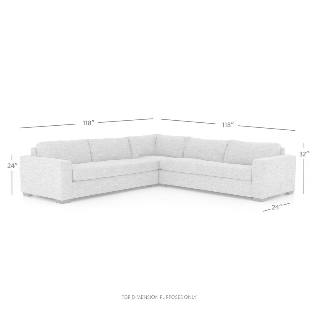 Boone 3-Piece Sectional - SwayLiving