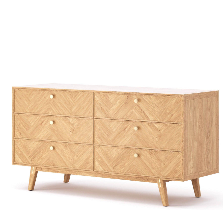 SwayLiving Colton 6 Drawer Dresser DRESSERS